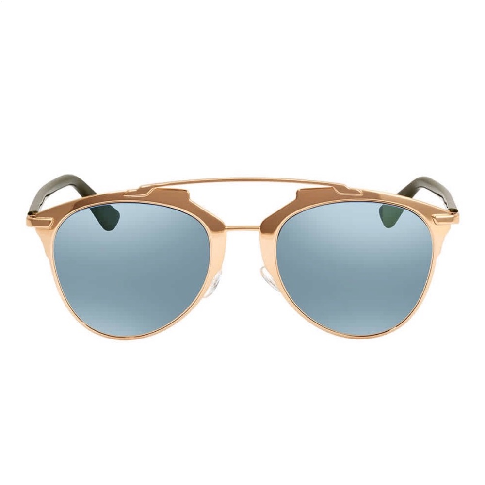 DIOR Reflective Azure Mirrored Aviator Sunglasses - Picture 2 of 3